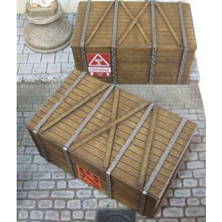 Reality In Scale Large Shipping Crates - 2 pcs.