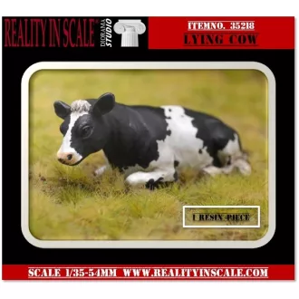 Reality In Scale Lying Cow