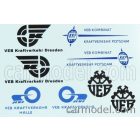 ROAD KINGS VOLVO F10 TURBO 6 TRACTOR TRUCK 2-ASSI WITH DECAL SET 1977