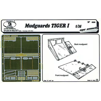   Royal Model Tiger I mudguards műgyanta harcjármű kiegészítő