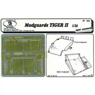   Royal Model Tiger II mudguards műgyanta harcjármű kiegészítő