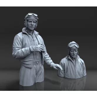 Royal Model U.S. tank crew WWII - no. 1 figura készlet