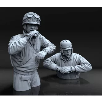 Royal Model U.S. tank crew WWII - no. 2 figura készlet
