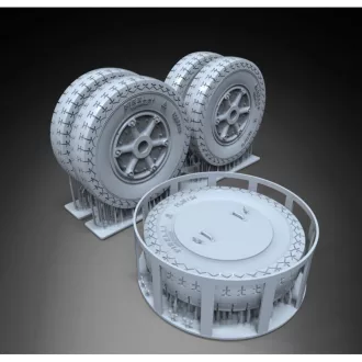   Royal Model AS42 - Sahariana wheels set műgyanta jármű kiegészítő