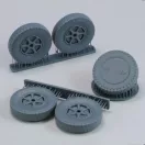 Royal Model AS42 - Sahariana wheels set műgyanta jármű kiegészítő