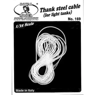   Royal Model Tank steel cables No. 2-for light tanks fém kiegészítő
