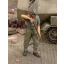 Royal Model German soldier cleaning rifle-WWII figura készlet