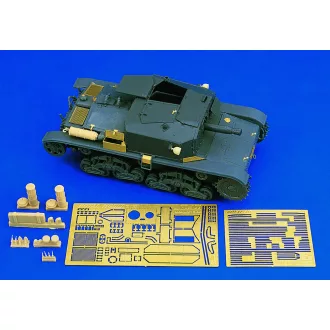   Royal Model Italian tank M 40 75/18 műgyanta harcjármű kiegészítő