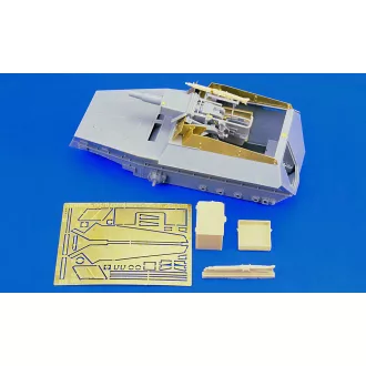   Royal Model Sd. Kfz. 250 NEU 7,5 cm. KWK 37 (L24) (for Dragon kit) műgyanta harcjármű kiegészítő