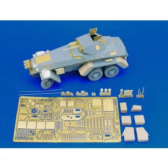   Royal Model Sd. Kfz. 231 (6 rad) Armored Car (for Historic kit) műgyanta harcjármű kiegészítő