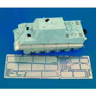   Royal Model Fenders with Zimmerit-Jagdtiger (for Dragon kit) műgyanta harcjármű kiegészítő