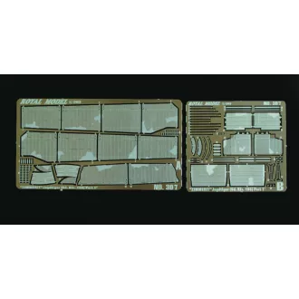   Royal Model Scraped Zimmerit Jagdtiger Part 1 (for Dragon kit) műgyanta harcjármű kiegészítő