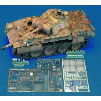  Royal Model Panther A Late Type (for Dragon kit) műgyanta harcjármű kiegészítő