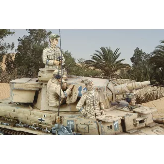 Royal Model Pz. Kpfw. IV Ausf. E Crew figura készlet