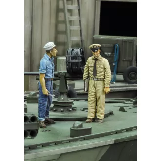   Royal Model U.S. sailor and navy officer-WWII figura készlet
