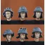 Royal Model Italian tankers heads-WWII figura készlet