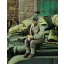 Royal Model U.S. Infantry at rest with rifle-no.2 -WWII figura készlet