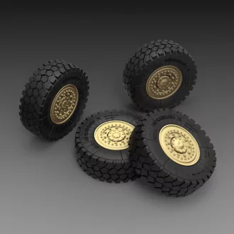   Royal Model U.S. 4x4 MRAP sagged wheels műgyanta harcjármű kiegészítő