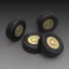 Royal Model U.S. 4x4 MRAP sagged wheels műgyanta harcjármű kiegészítő
