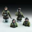 Royal Model German tank crew in winter dress - WWII figura készlet