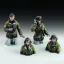 Royal Model German tank crew in winter dress - WWII figura készlet