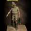 Royal Model Italian soldier with jerry can figura készlet