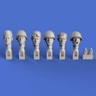 Royal Model Italian heads WWII (No.2) figura készlet