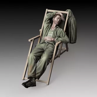 Royal Model U.S. soldier who sleeps - WWII figura készlet