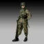 Royal Model German soldier with rifle figura készlet