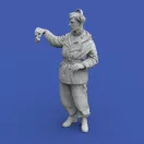 Royal Model German tanker in winter dress with Tiger I Early cupola figura készlet