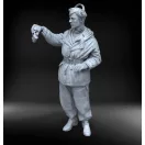Royal Model German tanker in winter dress with Tiger I Early cupola figura készlet