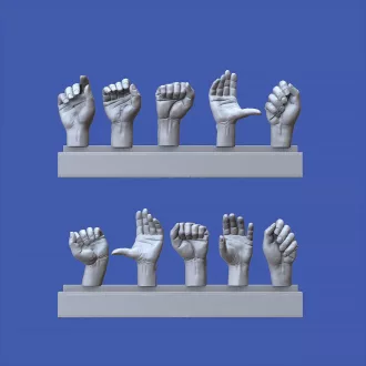 Royal Model Assorted hands set No. 2 figura készlet