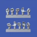 Royal Model Assorted hands set No. 2 figura készlet