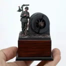 Royal Model German infantry soldier eating - WWII figura készlet