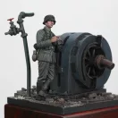 Royal Model German infantry soldier eating - WWII figura készlet