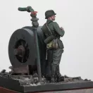 Royal Model German infantry soldier eating - WWII figura készlet