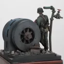 Royal Model German infantry soldier eating - WWII figura készlet