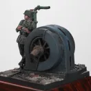 Royal Model German infantry soldier eating - WWII figura készlet