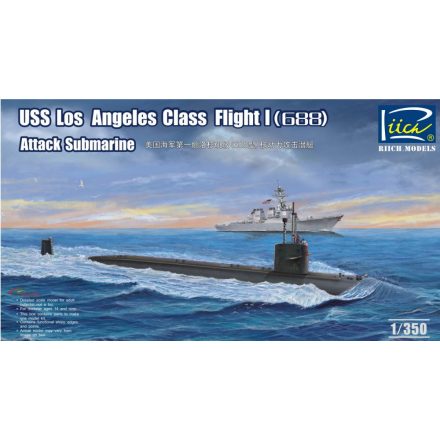 Riich Models USS Los Angeles Class Flight I (688) makett