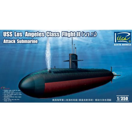 Riich Models USS Los Angeles Class Flight II (VLS) makett