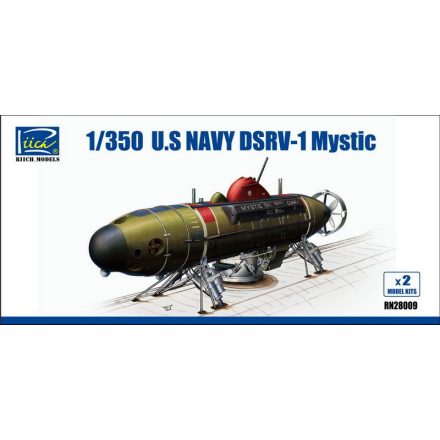 Riich Models U.S.Navy DSRV-1 Mystic makett