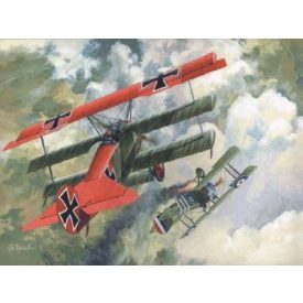 Roden Fokker Dr.I makett