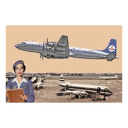 Roden Douglas DC-7C Royal Dutch Airlines (KLM) makett