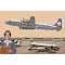 Roden Douglas DC-7C Royal Dutch Airlines (KLM) repülő makett