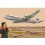 Roden DC-7C Japan Air Lines repülő makett