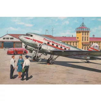 Roden Douglas DC-3 repülő makett