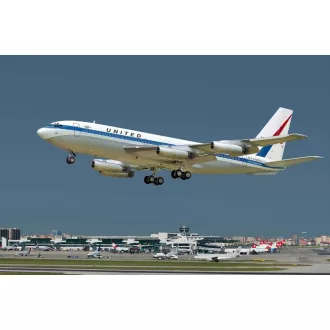 Roden Boeing 720 United repülő makett