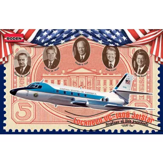 Roden Lockheed VC-140B Jetstar repülő makett