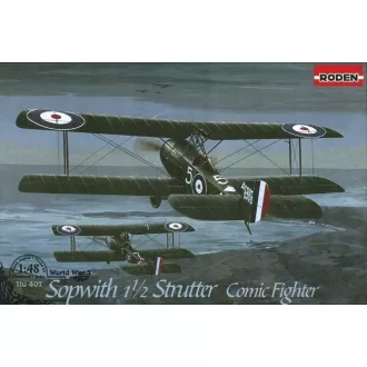 Roden Sopwith 11/2 Strutter Comic fighter repülő makett