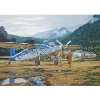 Roden Pilatus PC-6C/H-2 Turbo-Porter repülő makett